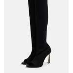 Overknee-Stiefel von Victoria Beckham, in der Farbe Schwarz, andere Perspektive, Vorschaubild