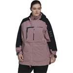 Funktionsjacke von Adidas, in der Farbe Lila, aus Polyester, andere Perspektive, Vorschaubild