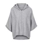 Hoodie-Pullover von include, in der Farbe Grau, aus Schurwolle, andere Perspektive, Vorschaubild