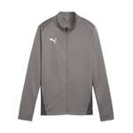 Trainingsjacke von Puma, in der Farbe Grau, aus Polyester, andere Perspektive, Vorschaubild