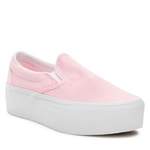 Slipper von Vans, in der Farbe Rosa, aus Stoff, andere Perspektive, Vorschaubild