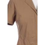 Klassische Bluse von Prada, in der Farbe Braun, aus Elasthan, andere Perspektive, Vorschaubild