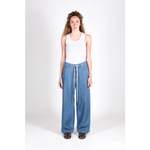 5-Pocket-Hose von MM6 Maison Margiela, in der Farbe Blau, aus Jeans, andere Perspektive, Vorschaubild