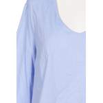 Klassische Bluse von Stefanel, in der Farbe Blau, aus Baumwolle, andere Perspektive, Vorschaubild
