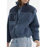 Fellimitatjacke von Levis, in der Farbe Blau, aus Polyester, andere Perspektive, Vorschaubild