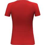 T-Shirt von Salewa, in der Farbe Rot, aus Polyester, andere Perspektive, Vorschaubild