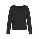 Sweatshirt von Lascana, in der Farbe Schwarz, aus Polyester, andere Perspektive, Vorschaubild