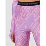 Leggings von Versace Jeans Couture, in der Farbe Lila, aus Elasthan, andere Perspektive, Vorschaubild