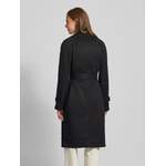 Trenchcoat von Vero Moda Outdoor, in der Farbe Schwarz, aus Polyester, andere Perspektive, Vorschaubild