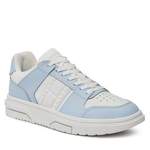 Plateau Sneaker von Tommy Jeans, in der Farbe Blau, aus Polyester, andere Perspektive, Vorschaubild