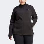 Trainingsjacke von adidas performance, in der Farbe Schwarz, aus Naturfaser, andere Perspektive, Vorschaubild