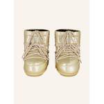 Winterstiefelette von moon boot, in der Farbe Gold, andere Perspektive, Vorschaubild