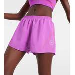 Shorts von adidas by stella mccartney, in der Farbe Lila, aus Polyester, andere Perspektive, Vorschaubild