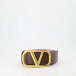 Gürtel von Valentino Garavani, in der Farbe Braun, aus Leder, andere Perspektive, Vorschaubild