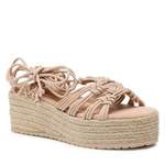 Espadrille von DeeZee, in der Farbe Beige, aus Stoff, andere Perspektive, Vorschaubild