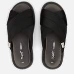 Sandale von TOMS, in der Farbe Schwarz, aus Kunststoff, andere Perspektive, Vorschaubild