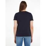 T-Shirt von Tommy Hilfiger, in der Farbe Blau, aus Baumwolle, andere Perspektive, Vorschaubild