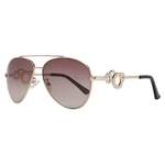 Sonstige Sonnenbrille von Guess, in der Farbe Gold, aus Metall, andere Perspektive, Vorschaubild