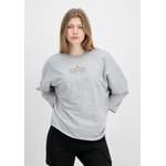 Sweatshirt von alpha industries, in der Farbe Grau, aus Polyester, andere Perspektive, Vorschaubild