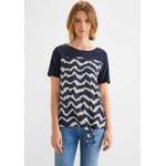 Print-Shirt von Street One, in der Farbe Blau, aus Jersey, andere Perspektive, Vorschaubild