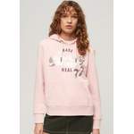 Sweatshirt von Superdry, in der Farbe Rosa, andere Perspektive, Vorschaubild