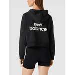 Hoodie von New Balance, in der Farbe Schwarz, aus Polyester, andere Perspektive, Vorschaubild