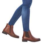 Chelsea-Boot von Remonte, in der Farbe Braun, aus Textil, andere Perspektive, Vorschaubild