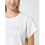 T-Shirt von DKNY PERFORMANCE, in der Farbe Weiss, aus Baumwolle, andere Perspektive, Vorschaubild