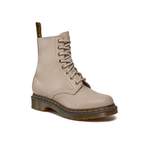 Schnürstiefel von Dr. Martens, in der Farbe Beige, andere Perspektive, Vorschaubild