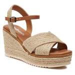 Espadrille von Refresh, in der Farbe Beige, aus Textil, andere Perspektive, Vorschaubild