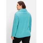 Fleecejacke von sheego, in der Farbe Blau, aus Polyester, andere Perspektive, Vorschaubild