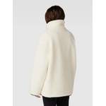 Fleecejacke von Vero Moda, in der Farbe Beige, aus Polyester, andere Perspektive, Vorschaubild