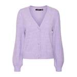 Strickjacke von Vero Moda, in der Farbe Lila, aus Polyester, andere Perspektive, Vorschaubild