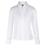 Klassische Bluse von Boss, in der Farbe Weiss, aus Polyester, andere Perspektive, Vorschaubild