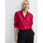 Bluse von Mango, in der Farbe Rot, aus Polyester, andere Perspektive, Vorschaubild