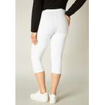 Leggings von Base Level Curvy, in der Farbe Weiss, aus Jersey, andere Perspektive, Vorschaubild