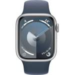 Smartwatch von Apple, in der Farbe Silber, aus Aluminium, andere Perspektive, Vorschaubild