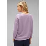 Sweatshirt von Street One, in der Farbe Lila, andere Perspektive, Vorschaubild