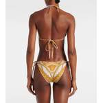 Bikini von Versace, in der Farbe Beige, aus Polyester, andere Perspektive, Vorschaubild