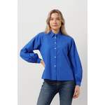 Bluse von Tommy Hilfiger, in der Farbe Blau, aus Baumwolle, andere Perspektive, Vorschaubild