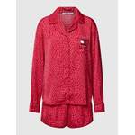 Pyjama von Tommy Hilfiger, in der Farbe Rot, aus Polyester, Vorschaubild