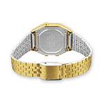 Damen-Armbanduhr von CASIO VINTAGE, in der Farbe Gold, aus Edelstahl, andere Perspektive, Vorschaubild