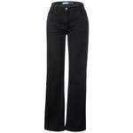 Push-Up Jeans von cecil, in der Farbe Schwarz, aus Polyester, andere Perspektive, Vorschaubild