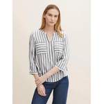 Bluse von Tom Tailor, in der Farbe Grau, aus Viskose, andere Perspektive, Vorschaubild