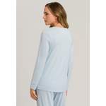 Pyjama von Hanro, in der Farbe Blau, aus Baumwolle, andere Perspektive, Vorschaubild