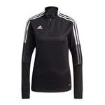 Trainingstop von adidas performance, in der Farbe Schwarz, aus Polyester, andere Perspektive, Vorschaubild