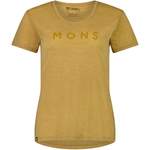 T-Shirt von Mons Royale, in der Farbe Gelb, aus Polyamid, Vorschaubild