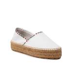 Espadrille von Love Moschino, in der Farbe Weiss, aus Bianco, andere Perspektive, Vorschaubild