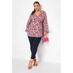 Bluse von Yours, in der Farbe Rosa, aus Polyester, andere Perspektive, Vorschaubild