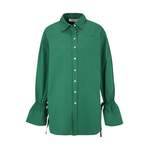 Klassische Bluse von NU-IN, in der Farbe Grün, aus Baumwolle, andere Perspektive, Vorschaubild